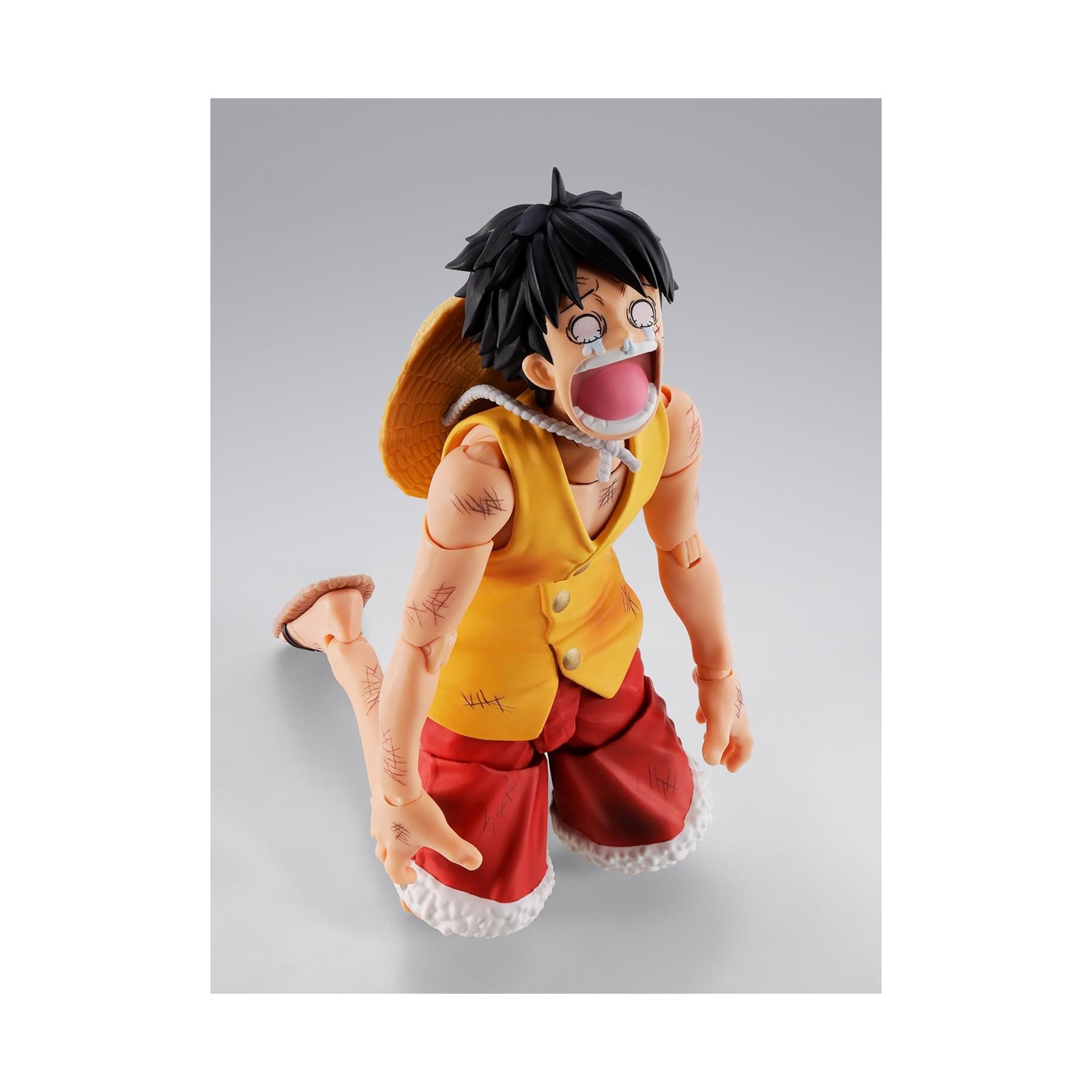 S.H.Figuarts One Piece Monkey D. Luffy -Batalha de Marineford- — Action Figure Articulada Bandai Tamashii Nations (aprox. 14,5 cm) [Sob encomenda] — imagem 3