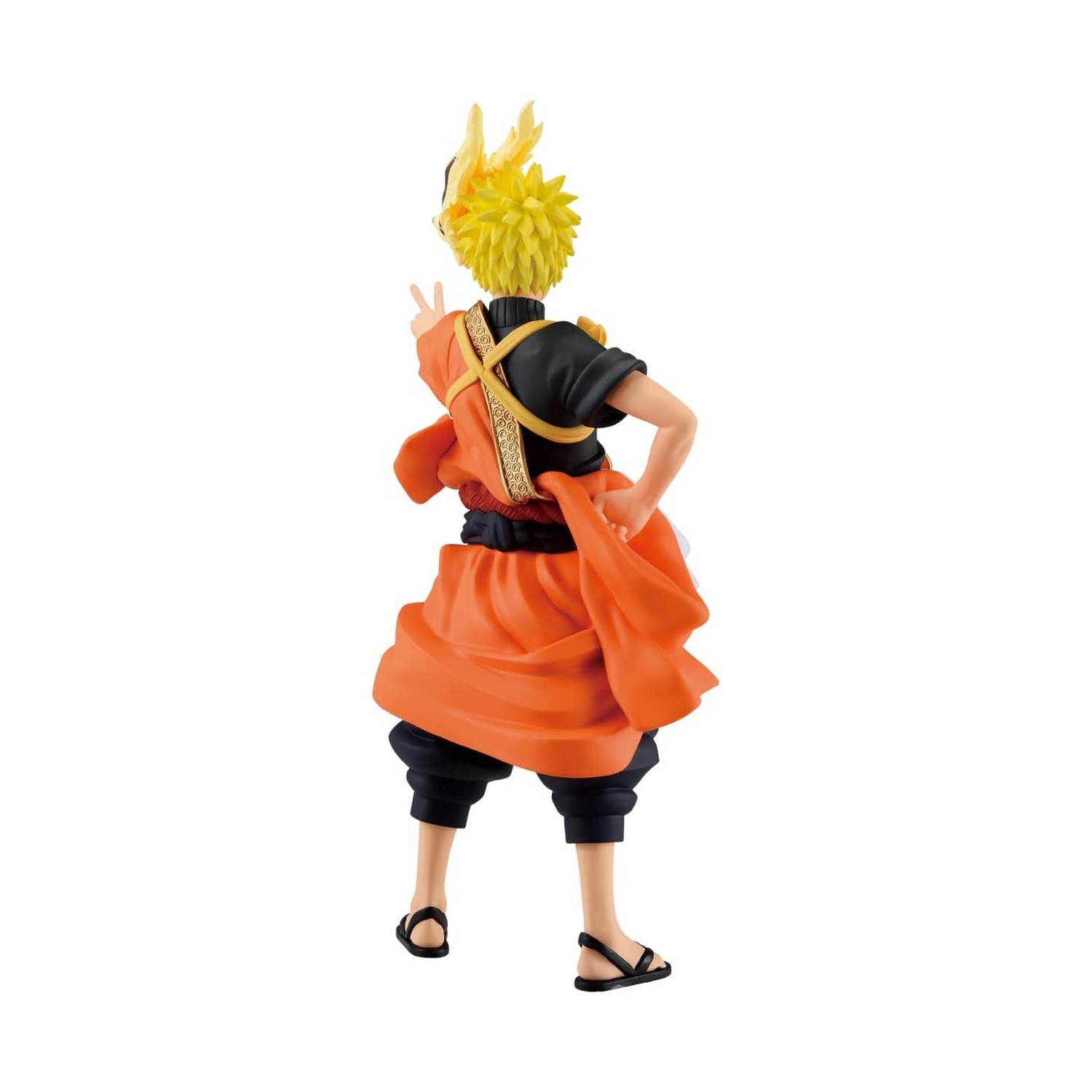 NARUTO Shippuden Uzumaki Naruto (Traje Comemorativo de 20 Anos do Anime) — Estátua Colecionável Banpresto (aprox. 16 cm) [Sob encomenda] — imagem 4
