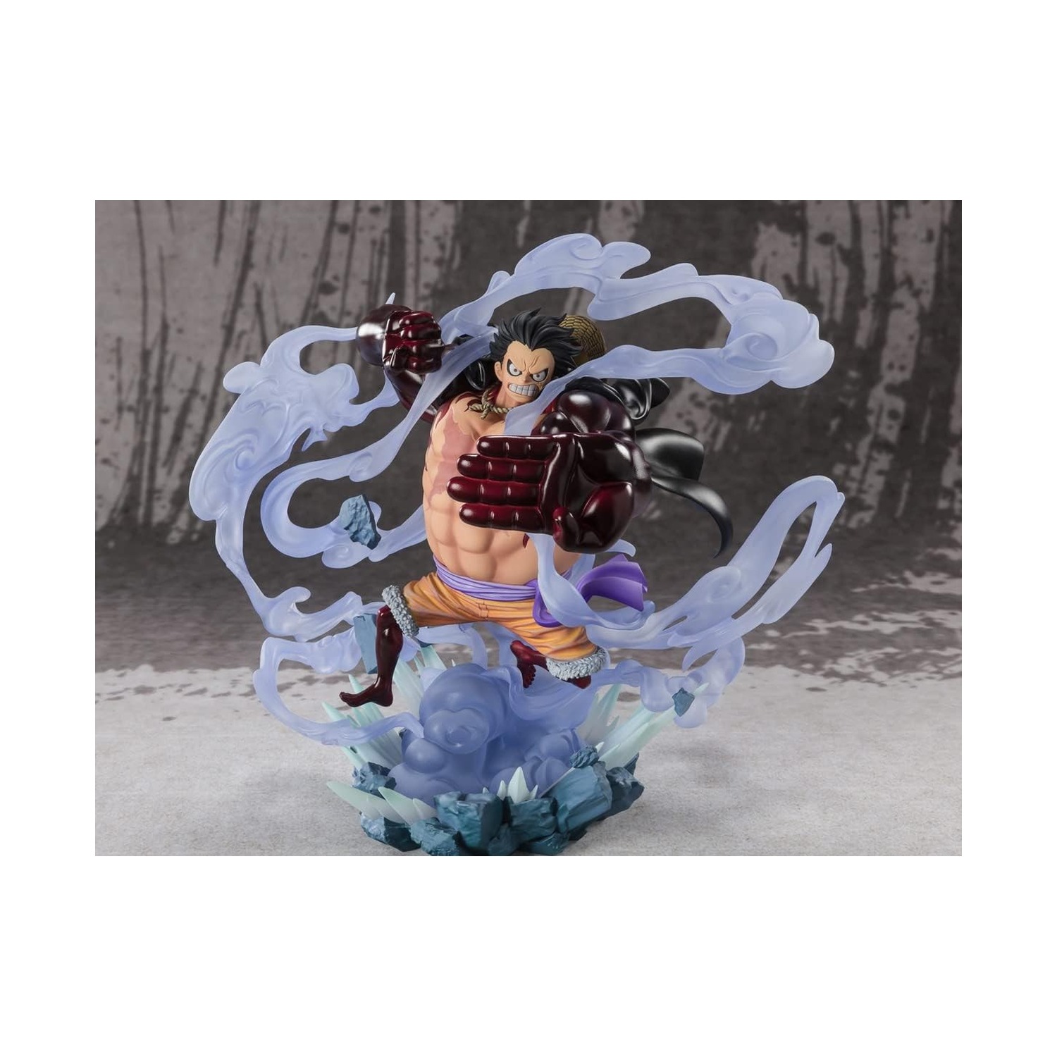 Figuarts ZERO One Piece Monkey D. Luffy -Gear 4 (Batalha dos Monstros de Onigashima)- — Estátua Colecionável Bandai Tamashii Nations (aprox. 21 cm) [Sob encomenda] — imagem 2