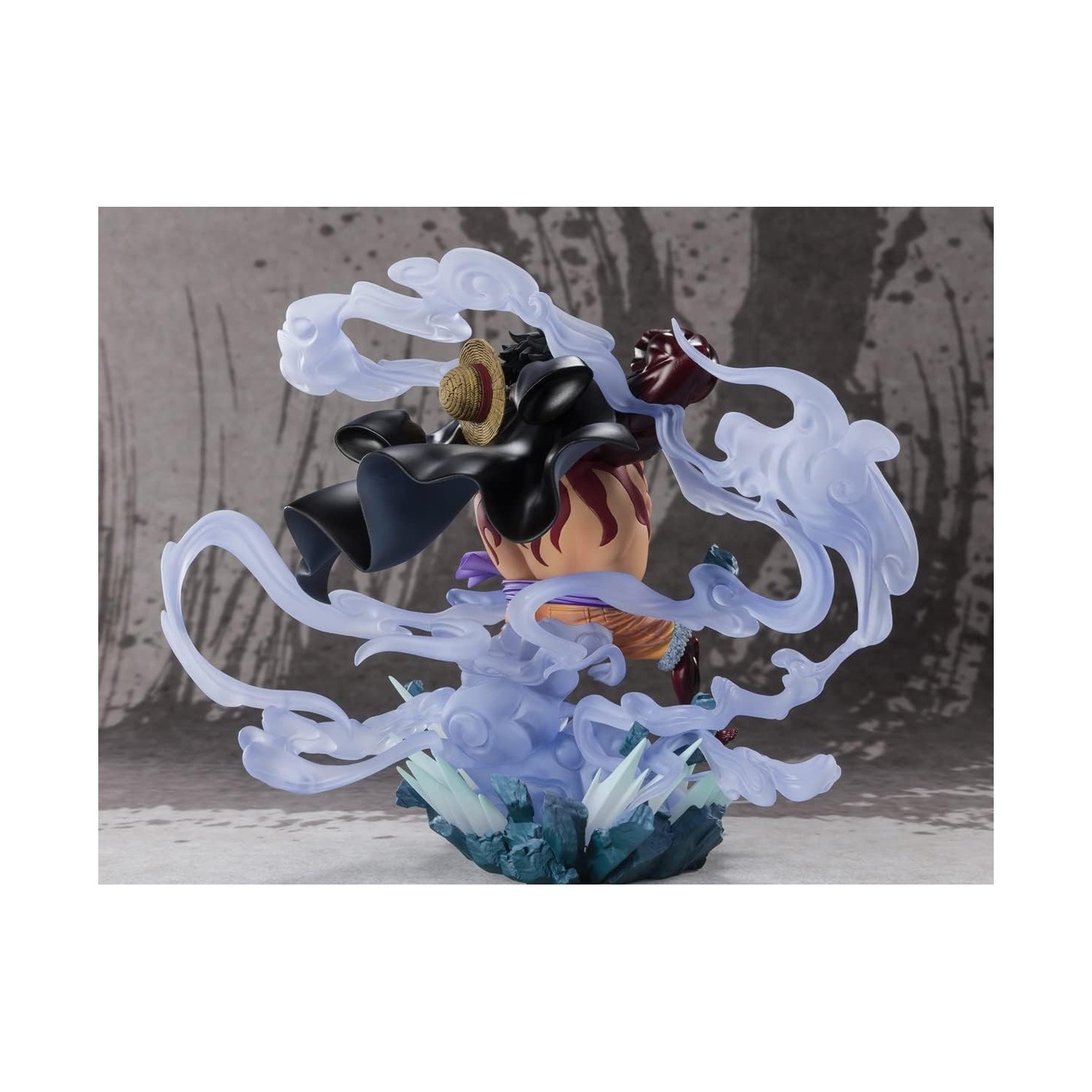 Figuarts ZERO One Piece Monkey D. Luffy -Gear 4 (Batalha dos Monstros de Onigashima)- — Estátua Colecionável Bandai Tamashii Nations (aprox. 21 cm) [Sob encomenda] — imagem 3