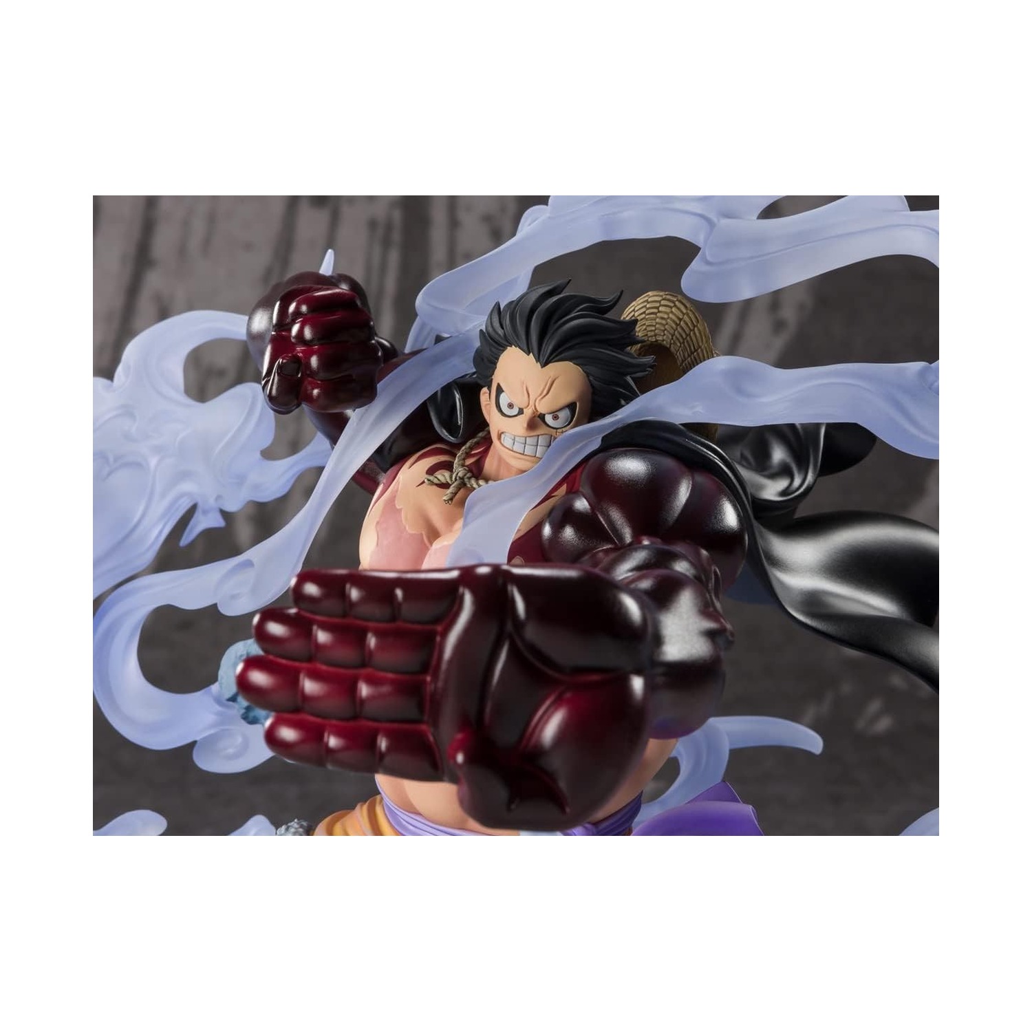 Figuarts ZERO One Piece Monkey D. Luffy -Gear 4 (Batalha dos Monstros de Onigashima)- — Estátua Colecionável Bandai Tamashii Nations (aprox. 21 cm) [Sob encomenda] — imagem 4