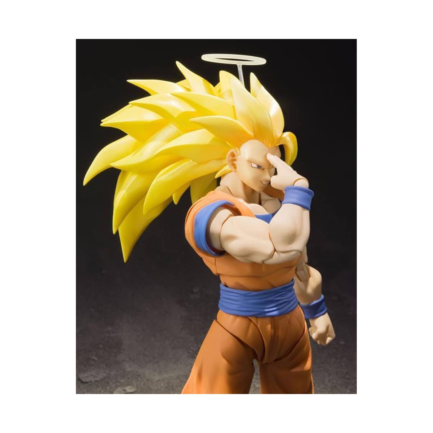 S.H.Figuarts Dragon Ball Z Son Goku Super Sayajin 3 — Action Figure Articulada Bandai Tamashii Nations (aprox. 15,5 cm) [Sob encomenda] — imagem 4